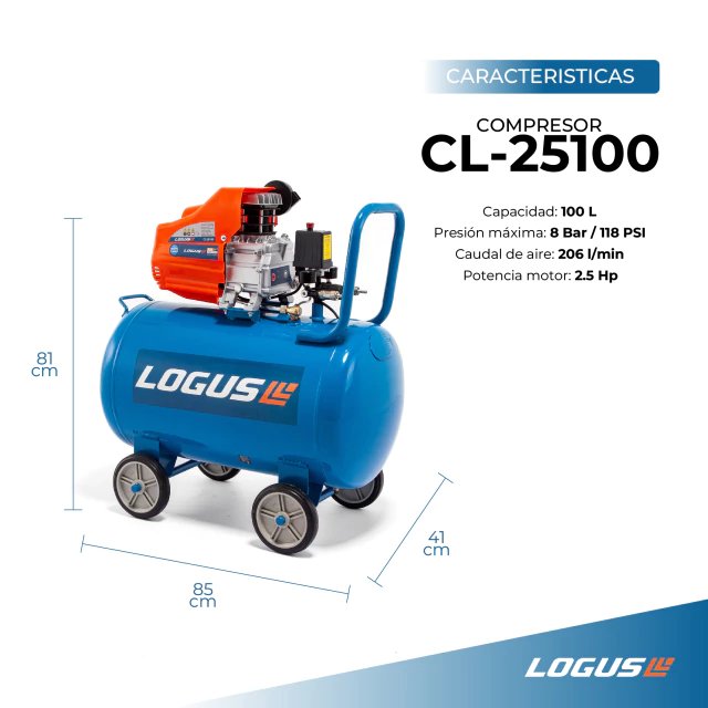 Compresor 100lts - Logus 4