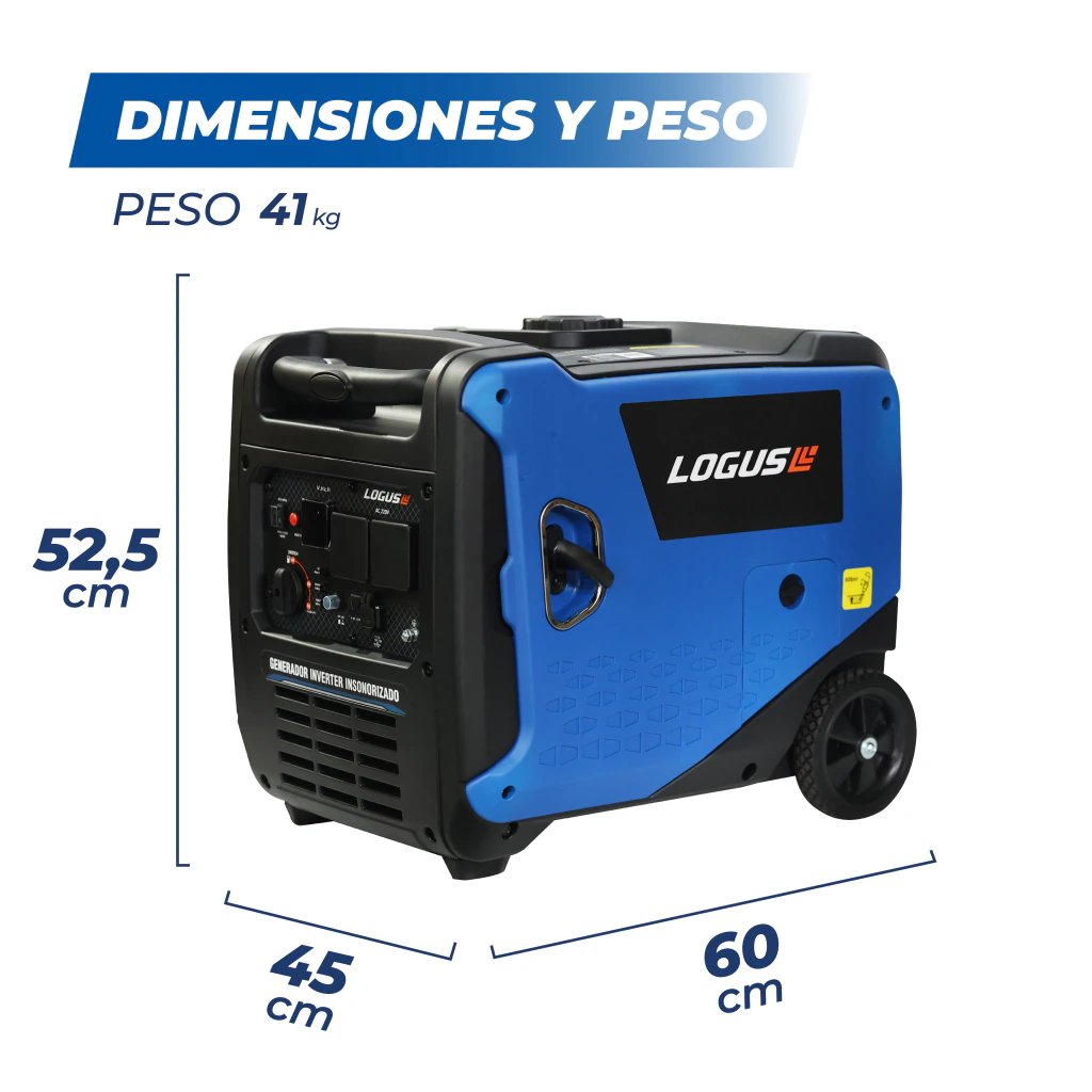 Generador Inverter Gi4500 4.5kw Electrico Monofasico - Logus 2