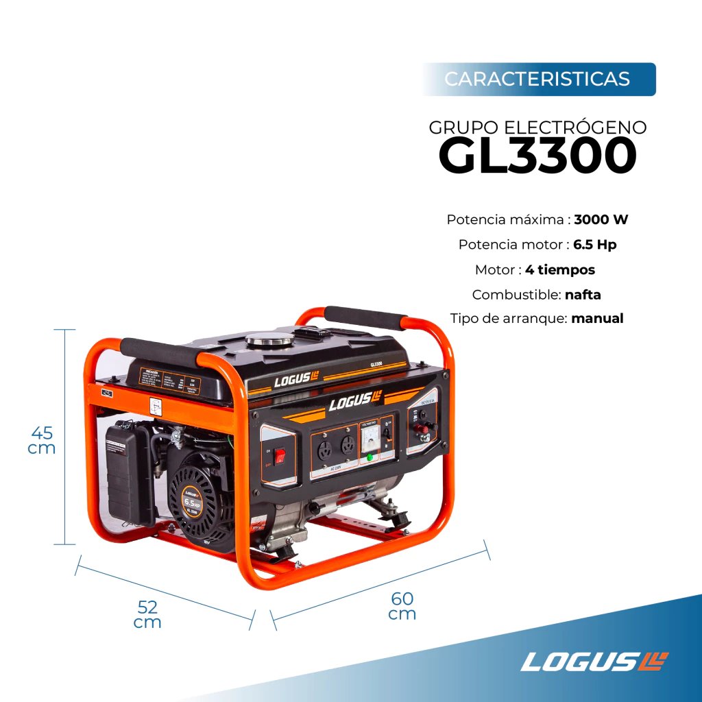 Grupo Electrogeno Monofasico - Logus 3