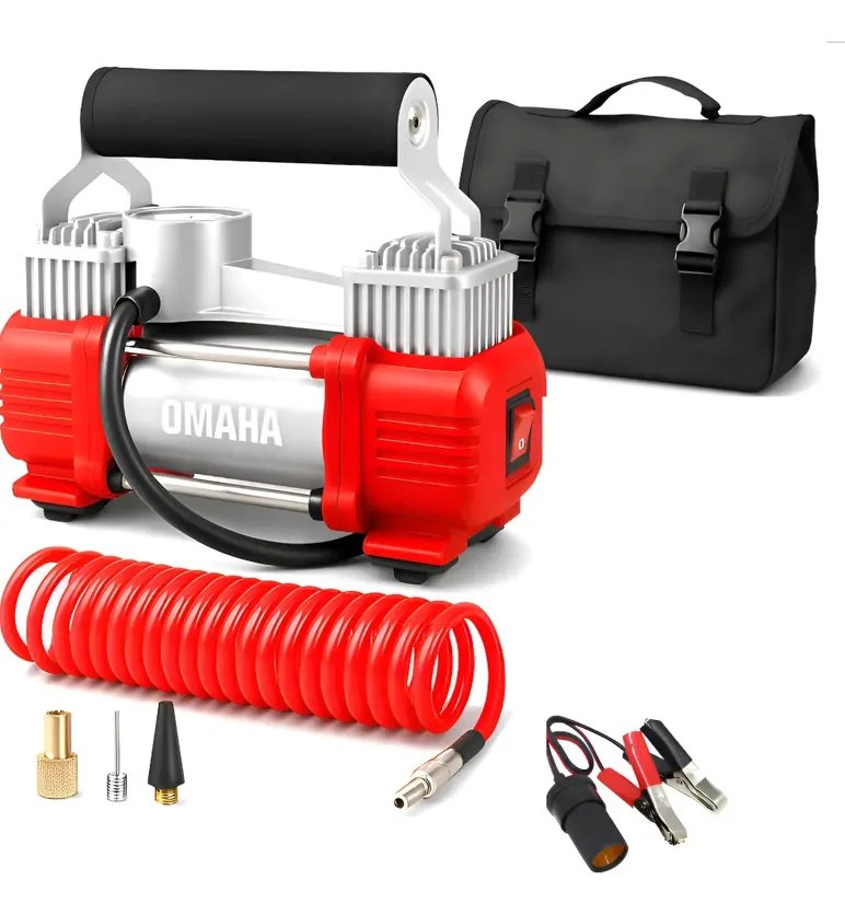 Inflador/Compresor Portátil 12V 275W 150 PSI - Omaha