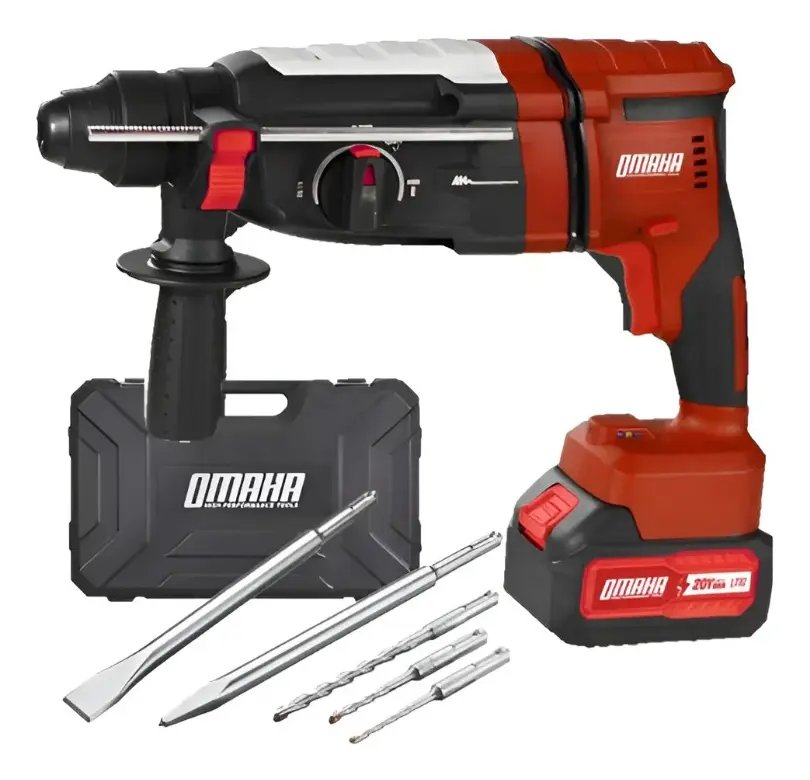 Rotomartillo SDS-Plus 24 mm 20V + Batería y Maletín - Omaha